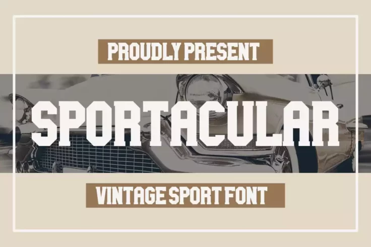 View Information about Sportacular Vintage Font