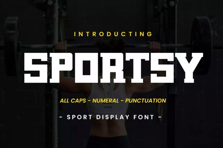 View Information about SPORTSY Display Font