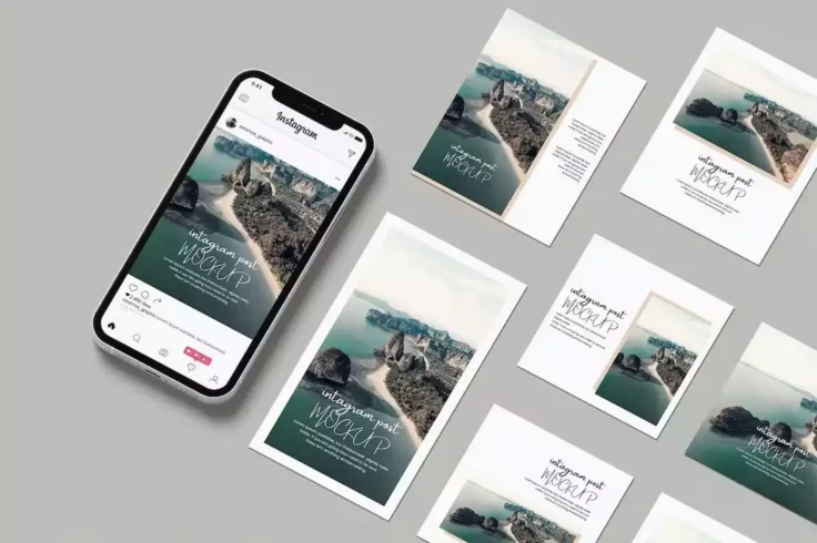 View Information about Stylish Instagram Post Mockup