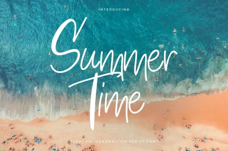 View Information about Summertime Thin Casual Script Font