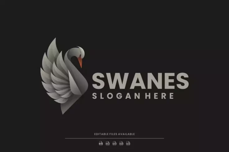 View Information about Swan Elegant Photoshop Logo Template