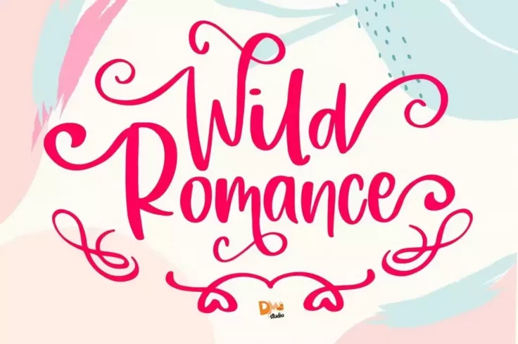 View Information about Wild Romance Creative Font With Swash Tails