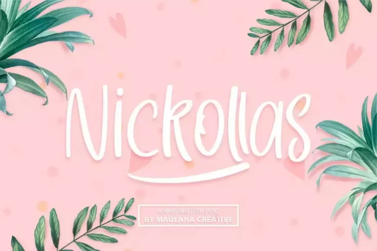 View Information about Nickollas Handwritten Swash Font