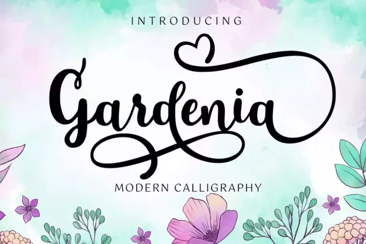 View Information about Gardenia Script Calligraphy Swash Font