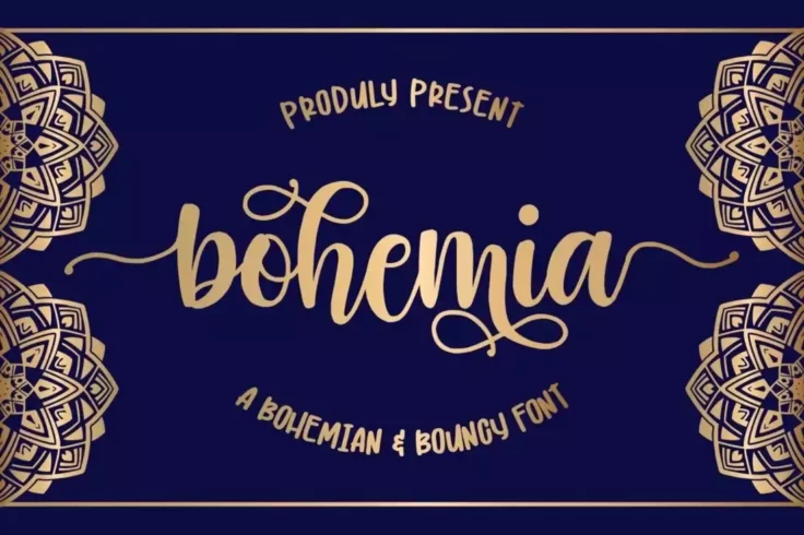 View Information about Bohemia Script Font With Swashes