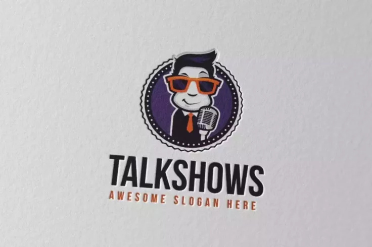 View Information about Talkshows Logo Template