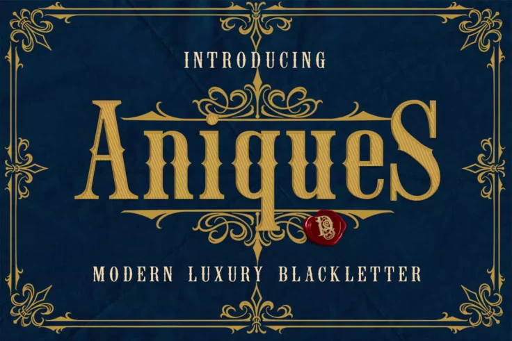 View Information about Aniques Luxury Tattoo Font