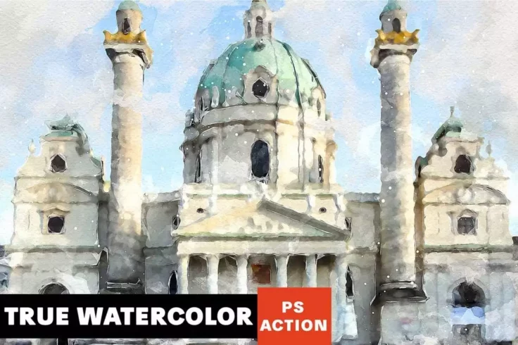 View Information about True Watercolor Photoshop Action