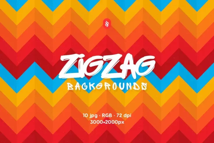 View Information about ZigZag Rainbow Backgrounds